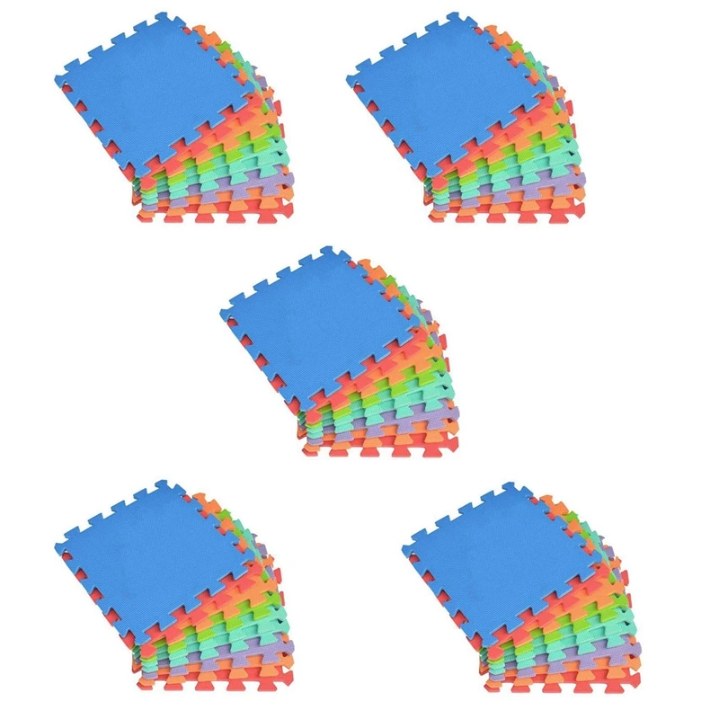 

Play Mats Puzzle Modular Colored 100 Pieces 30X30 Cm Soft Eva Foam Children's Puzzle Rug For Tatami