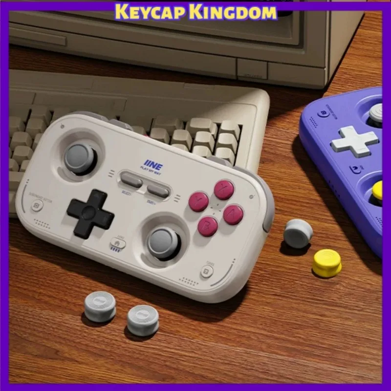 Фото НОВЫЙ игровой контроллер IINE Retro Mini с проводным и Bluetooth-подключением, совместимый с Tesla, Android, iOS, PC, NS2, геймпад для игр в автомобиле №3
