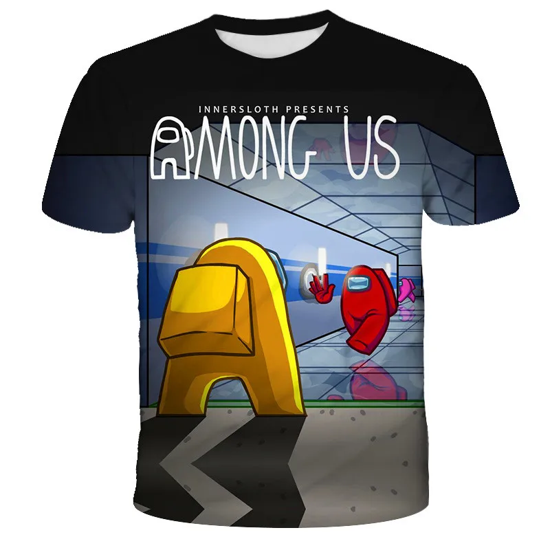 

Cartoon Among US Kids Boys Girls T Shirts 2022 Summer Fashion Tops Loose T-Shirts Clothing Kid Casual Impostor Costume 4-14 Yrs