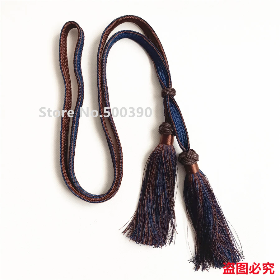 Очень красивый Плетеный вручную ледяной шелк высококачественный кисточка использование японский военный меч катана кисточки бахрома Милая