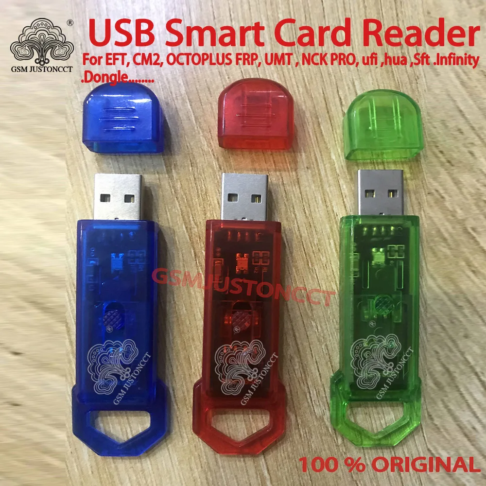 Оригинальный высокоскоростной считыватель смарт-карт USB для EFT CM2 OCTOPLUS FRP UMT NCK PRO ufi