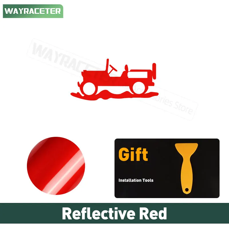 

Светоотражающая графическая наклейка 4xe & Willys для Jeep Grand Cherokee WL Wrangler JL JK Compass Renegade Gladiator 2024, аксессуары