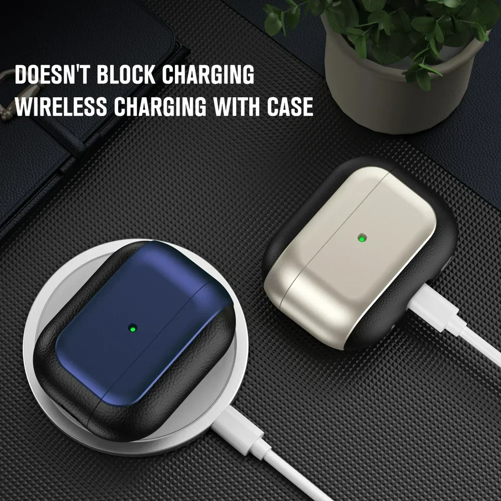 Защитный чехол для наушников с активным шумоподавлением и кожаным узором