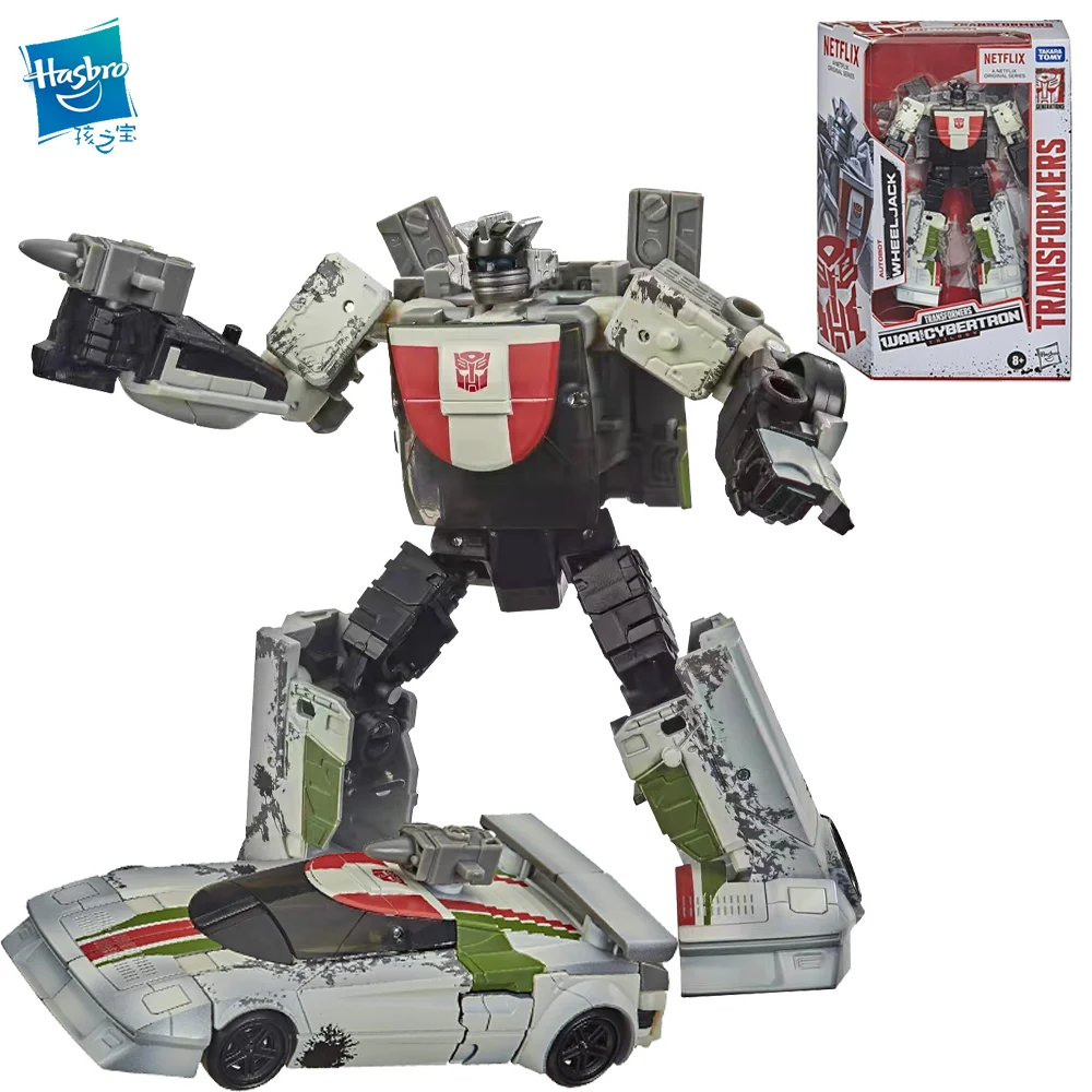 

Hasbro Transformers Generations Netflix War for Cybertron Deluxe Class Wheeljack Review Children's Toy Gifts Collect Toys F0704