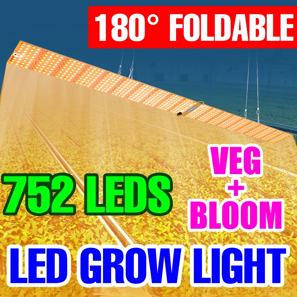 Greenhouse Led Phyto Lamp 500w 800w 1000w Indoor Plant Light For Seedlings Flower Seeds Grow Tent Phytolamp