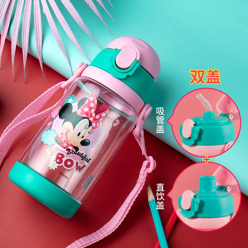 Disney Portable Juicer Cup Mickey Cartoon Cup with Straw Kid