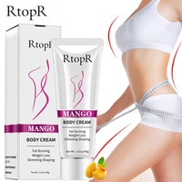 rtopr mango slimming body cream anti cellulite removal fat burning weight loss body belly leg waist slimming skin care cream 40g