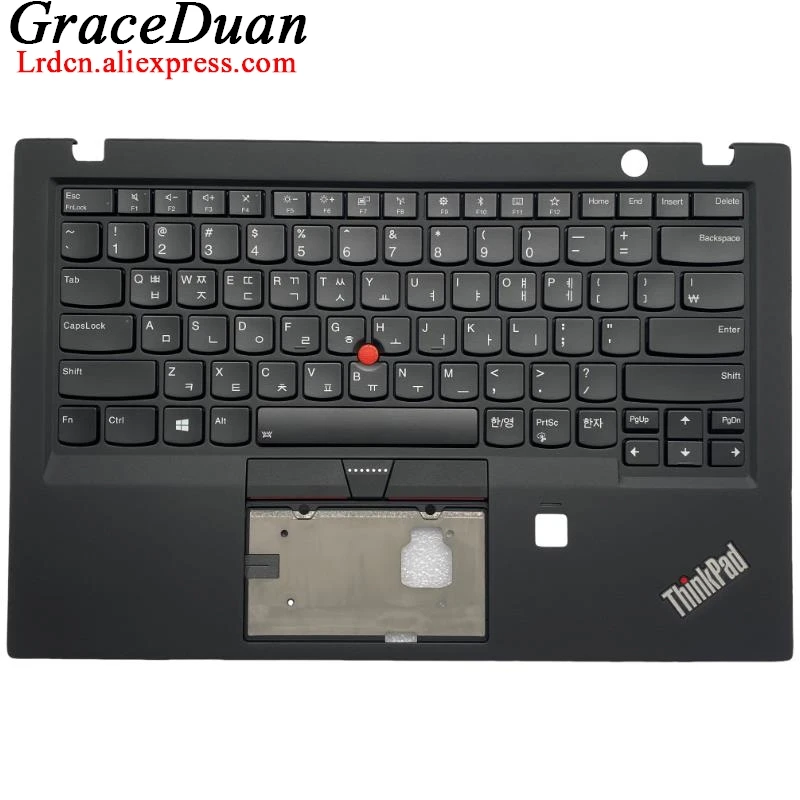 KR Корейский черный верхний чехол для клавиатуры упор рук Lenovo Thinkpad X1 Carbon 5-го