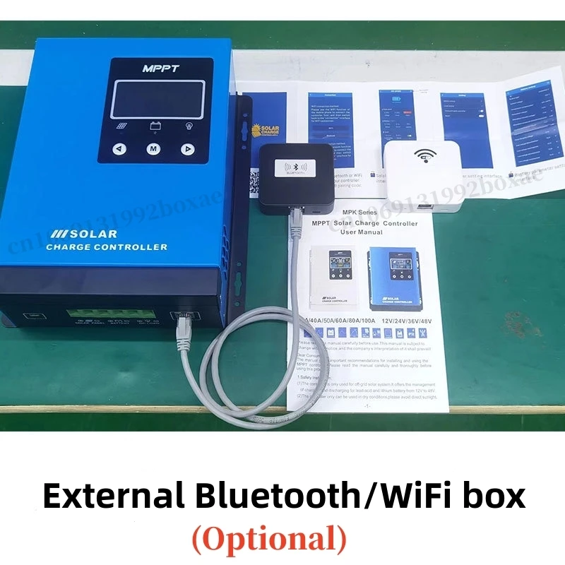 MPPT 100A Контроллер заряда солнечной батареи 150VDC регулятор системы для 12В LiFePO4/12В