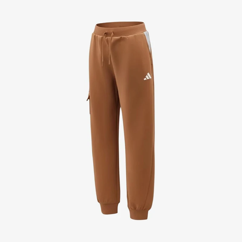 Фото Оригинальные детские брюки Adidas LKKN с завышенной талией и шнуровкой, модель KH0241 №1