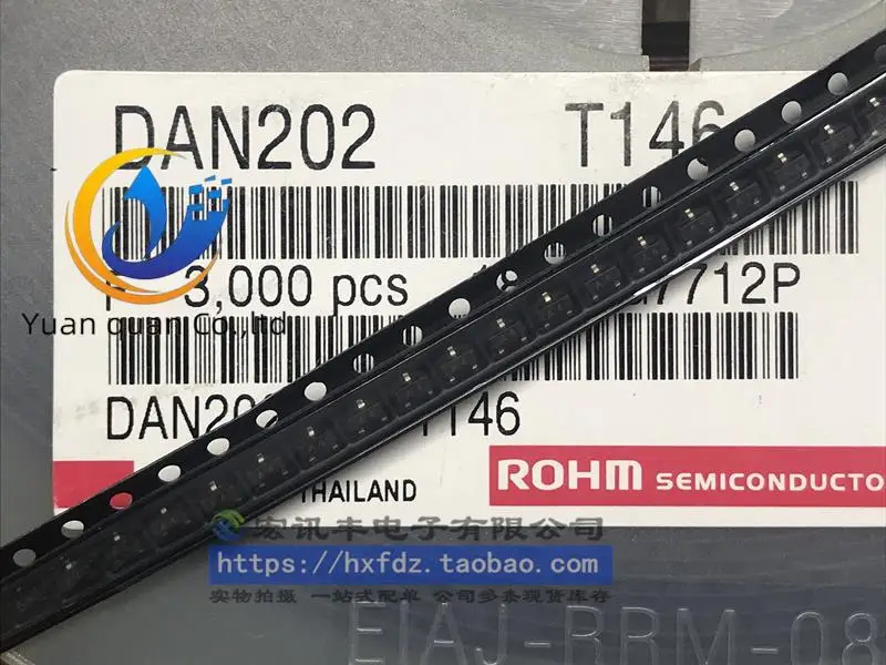 

50 шт. Оригинальный Новый DAN202 DAN202T146 [ROHM] DAN202K трафаретная печать A1 патч SOT23