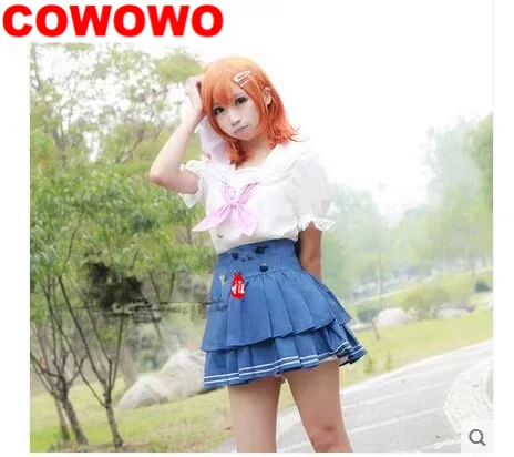 COWOWO Lovelive Косака Хонока матросские Костюмы косплей костюм игры искусственная