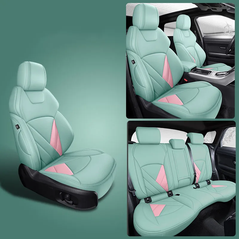 Фото Полный комплект 360 °   Чехлы для сидений автомобиля Surround Auto для VW Beetle, Amarok, Tiguan, ID4, Touareg, BMW E30, E46, E91, индивидуальные аксессуары для интерьера №1