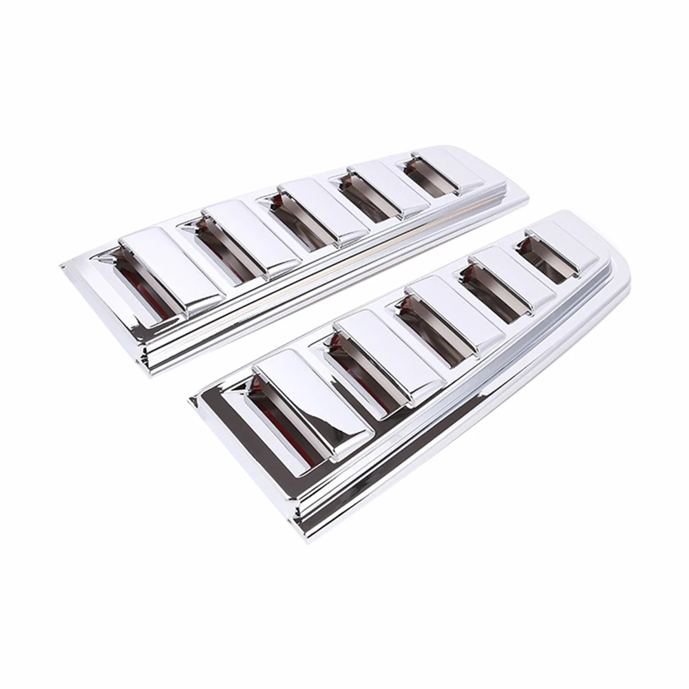 

For Hummer H2 2003-2009 Tailgate Fender Decorative Frame Trim Rear Door Pillar Air Fender Plate Cover Car Accessories