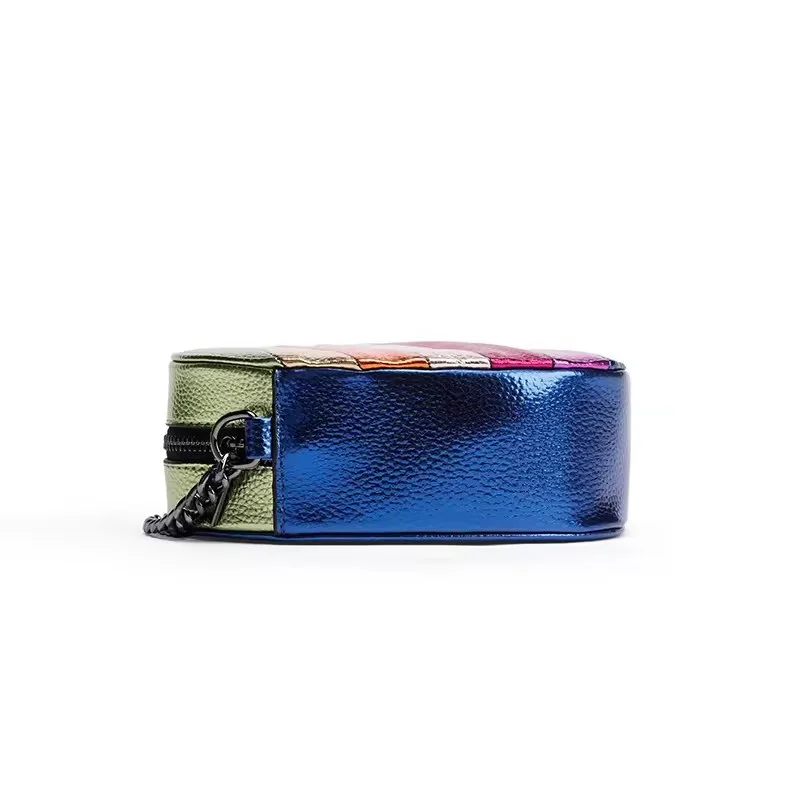 Женская Модная Сумка Через Плечо В Форме Сердца Яркая Из Искусственной Кожи С