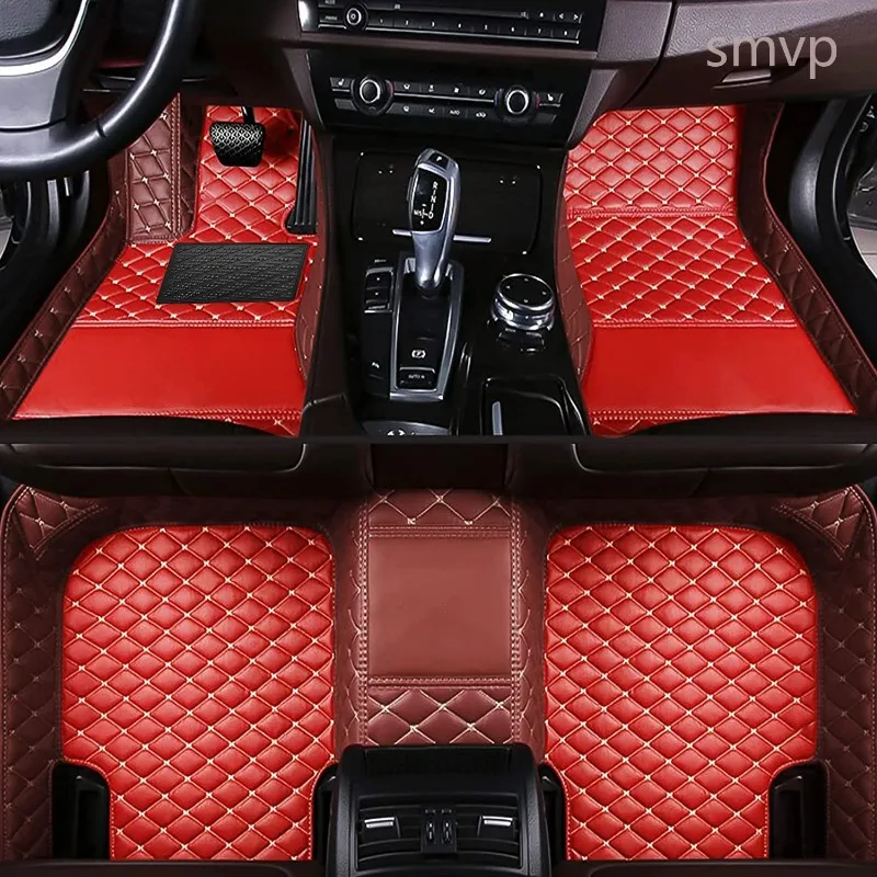 

Автомобильные коврики для Audi Q7 4L 2015 2014 2013 2012 2011 2010 2009 2008 2007 (5 местный), кожаные коврики под заказ для салона автомобиля