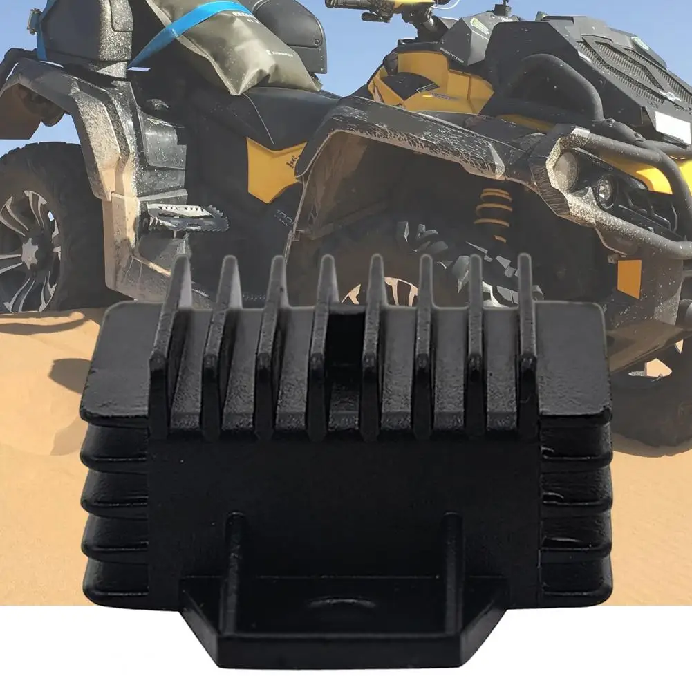 

Quad Bike Rectifier Lightweight Plastic Original Equipment Convenient 12V 4 PIN Full Wave ATV Voltage Rectifier Replacement
