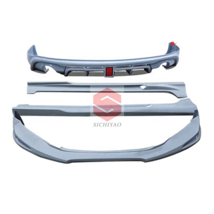 

For Hyundai Elantra body kit 2013-2016 Elantra Front lip style A bumper Rear lip Side skirt High quality PP material
