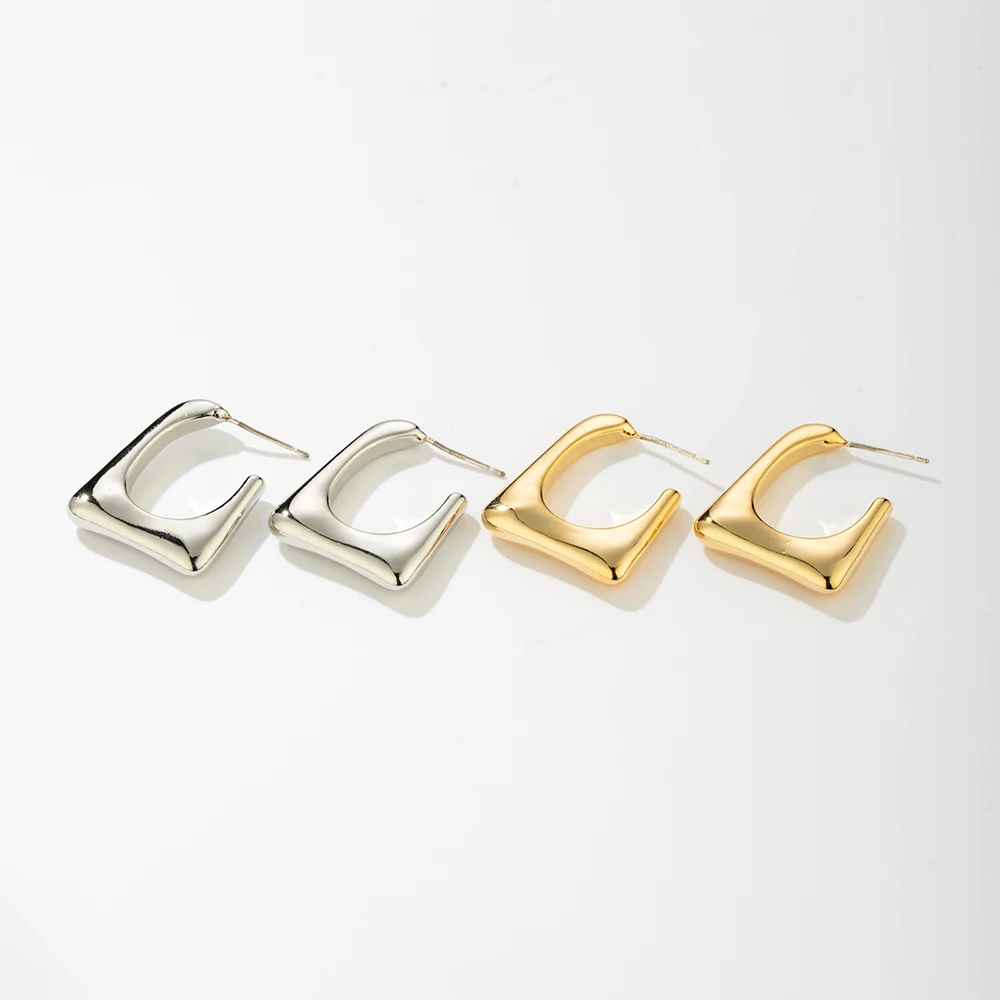 

Fashion Vintage Gold Color Geometric Drop Earrings for Women Punk Metal Unusual Earrings for Women Jewelry Gift