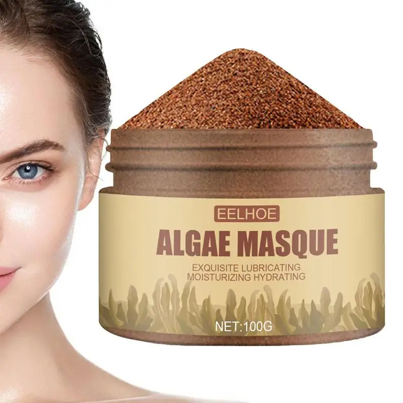 

100g Natural Seaweed Mask Powder Algae Acne Spots Remove Hyrdating Whitening&Moisturizing Face Mask Clean Mud Musk