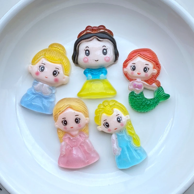 10 шт. милые аксессуары для волос с героями мультфильмов девочек банты центр