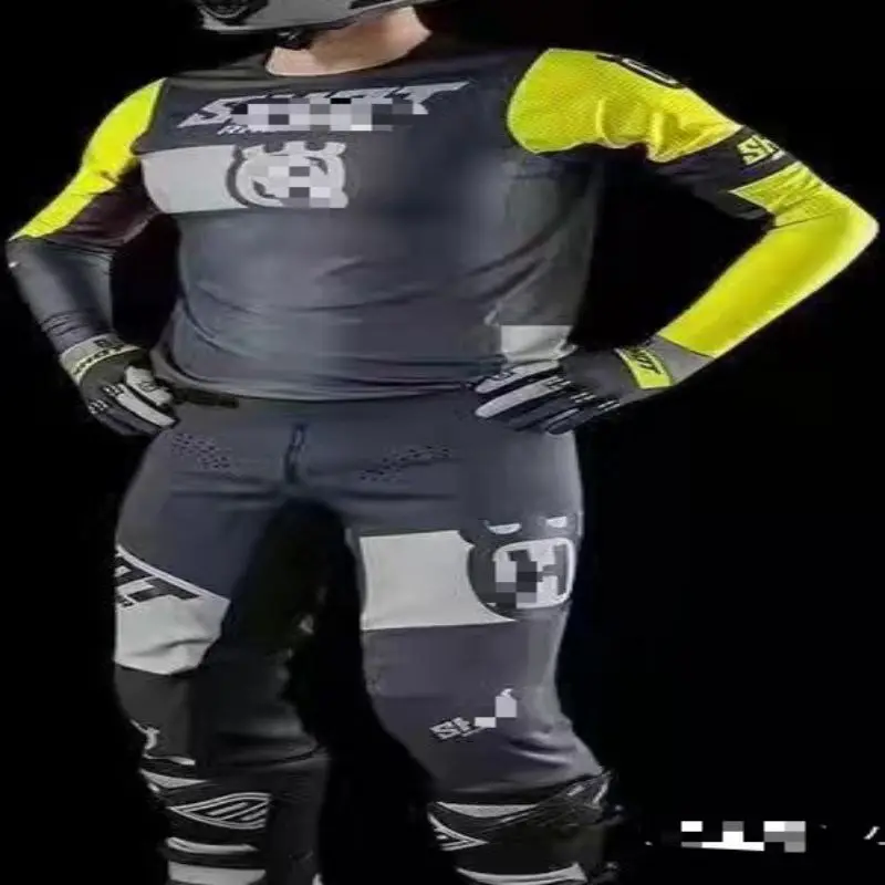 Трикотажные брюки для езды на мотоцикле комбо мужские из Джерси мотокросса