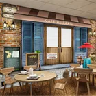 Пользовательский Европейский кафе De Paris свежий фон настенная бумага 3D современный кофейный Дом Ресторан промышленный Декор Настенные обои 3D