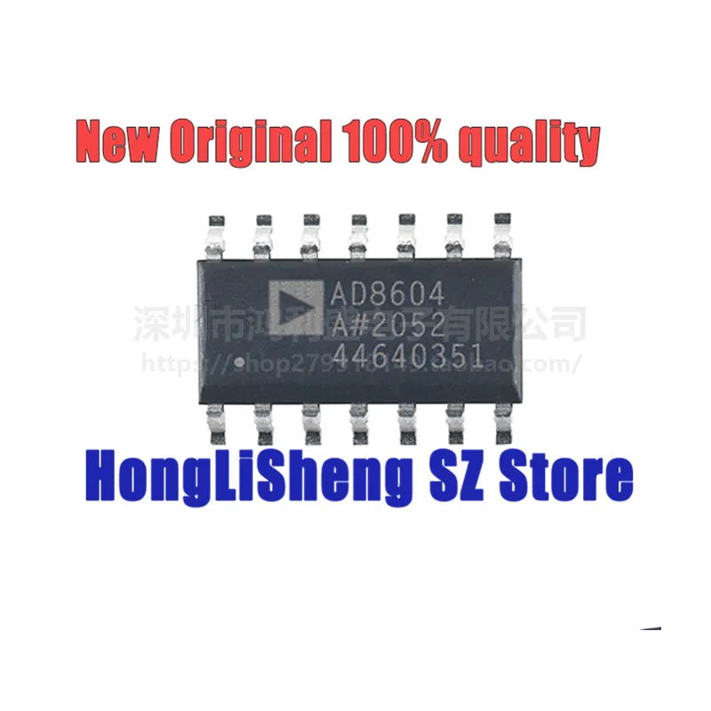 

5pcs/lot AD8604ARZ AD8604AR AD8604A AD8604 SOP14 Chipset 100% New&Original In Stock