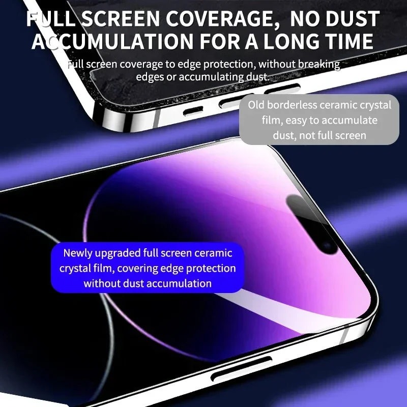 Фото 3 шт., защитная пленка из закаленного стекла 30D для iPhone 14 13 11 15 16 Pro Max 12 Mini 16e XS XR X 8 7 Plus SE 2020 16Pro, пленочная крышка №4