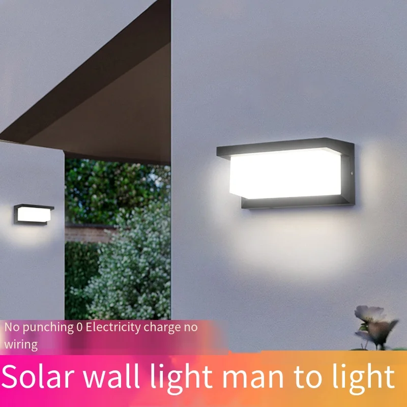 

Solar wall light outdoor body sensor garden light outdoor waterproof lighting street light household LED solar light