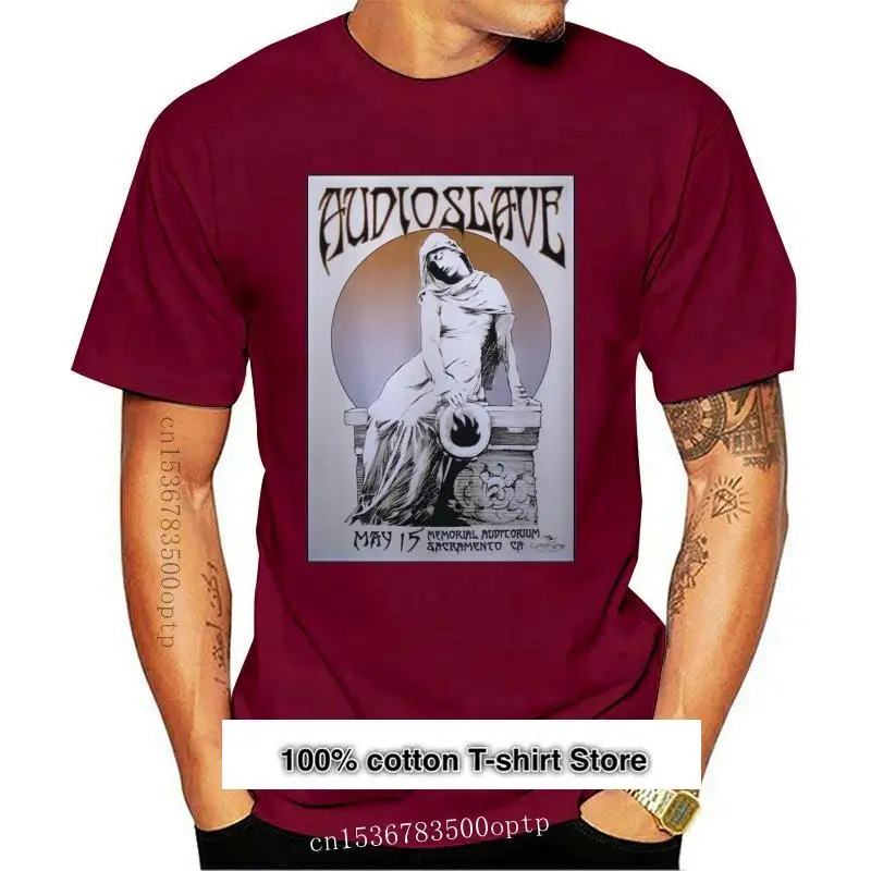 

Camiseta de moda de Audioslave, camisa de moda con estampado de chasís Cornell, Rock americano, Rage contra el Metal, nueva