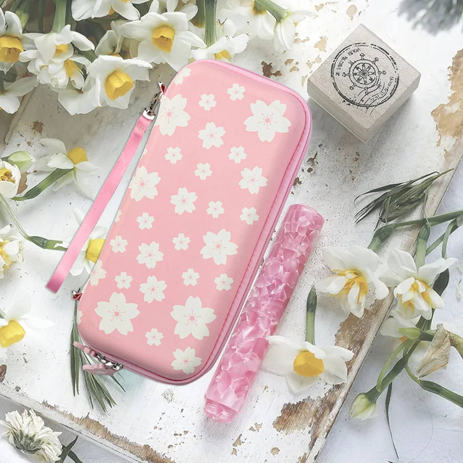 

Сумка для хранения цветущей вишни для Nintendo Switch Lite, переносной чехол NS Switch, аксессуары для консоли, подарки