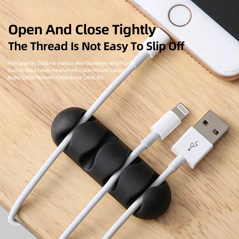 

Cable Management Sleeve With Zipper TV Computer Cable Winder Protector Desk Tidy Cable Accessories Hider Storage Management Tool