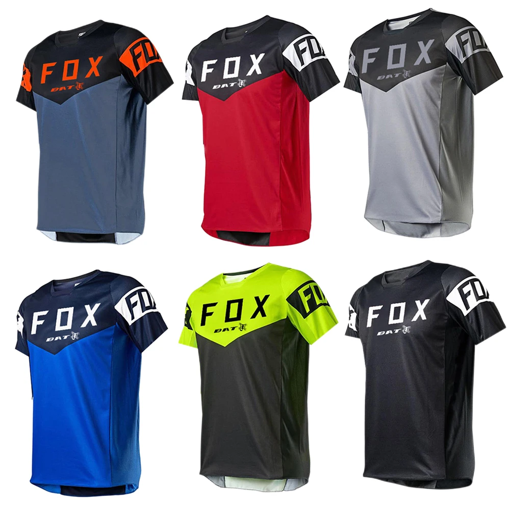 

2022 Motorcycle Mountain Bike Team Downhill Fox Jersey MTB Offroad MX Bicycle Locomotive Shirt Cross Country Mountain Bike