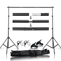 2x3m photography studio background backdrop support stand adjustable support system kit with carrying bag