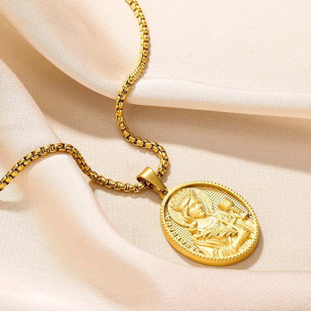 Эстетическое ожерелье высокого качества из нержавеющей стали для женщин и