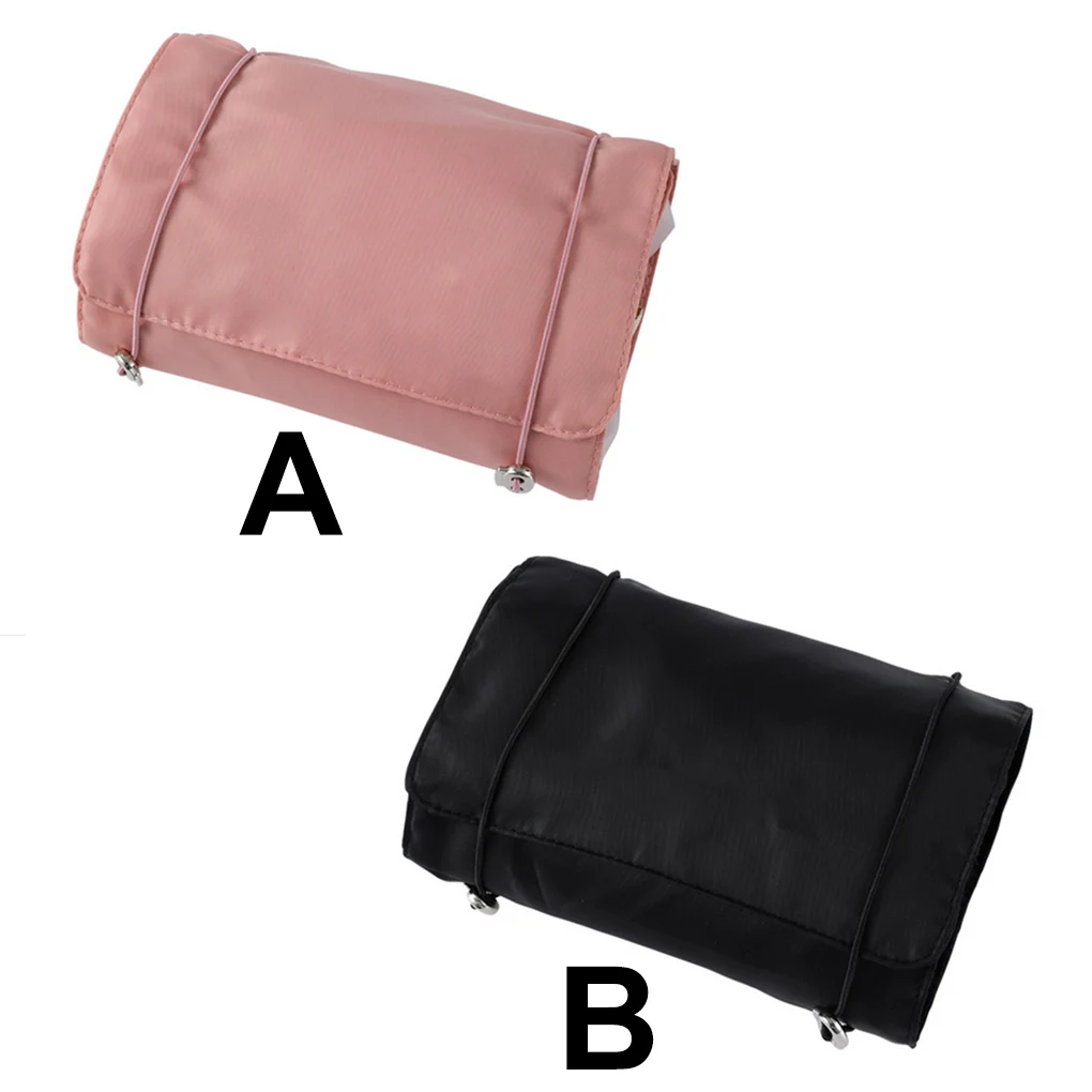 

High Capacity Cosmetic Bag Foldable Makeup Storage Organizer Portable Travel Toiletry Lipstick Daily Supplies Storage Bag