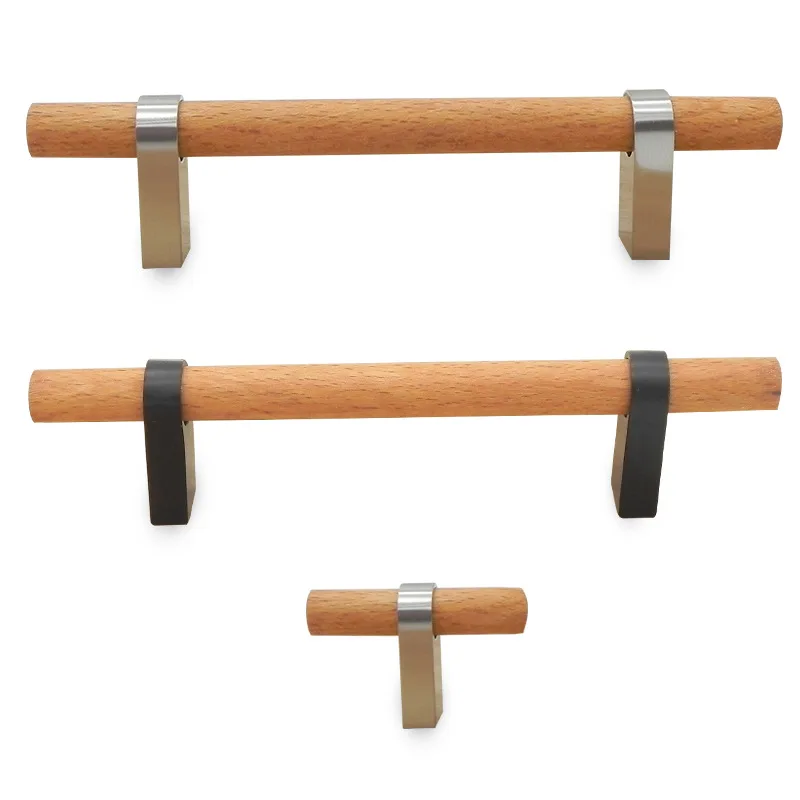 Современный скандинавский Простой Противоударный шкаф с деревянной ручкой