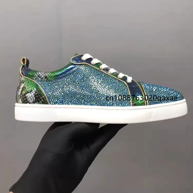 Европейские и американские мужские туфли wo низкие из воловьей кожи зеленые