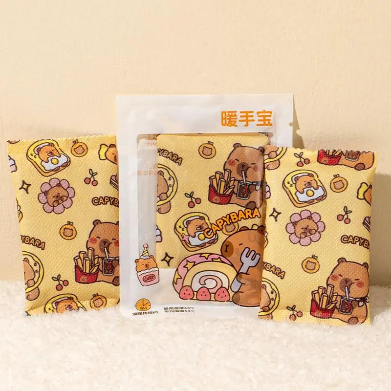 Грелки для рук грелки с милым узором активируемые воздухом упаковки тонких
