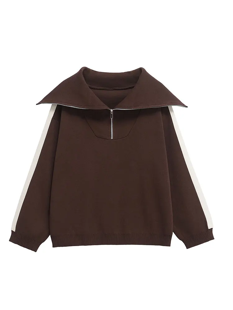 Женские комплекты TRAF однотонные свитшоты и брюки