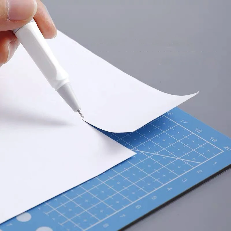 

1PC Pen Hand Account Pen Knife Sticker Stickers Art Seal Engraving Tape Paper Cutter Stationery Office School Accessor Carving