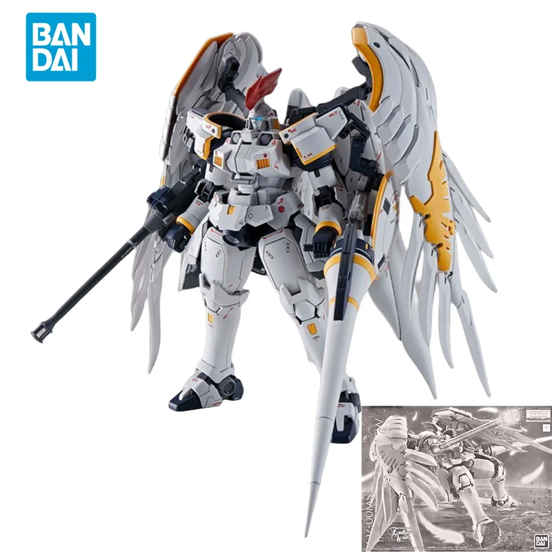 Прямая доставка Bandai оригинальная аниме-коллекционная модель GUNDAM MG TALLGEESE FLUEGEL EW