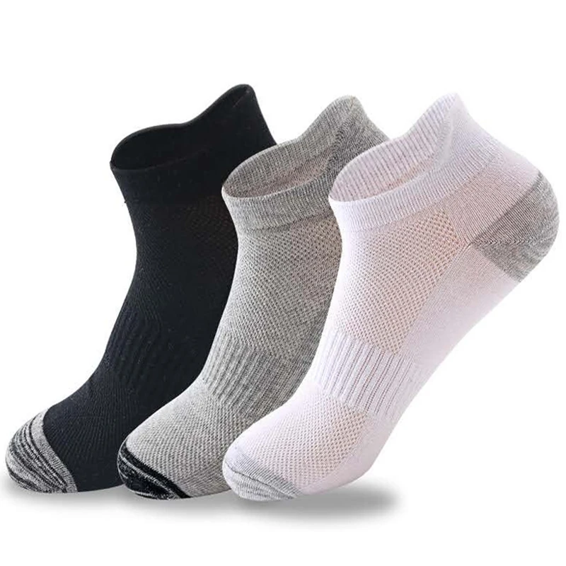 

1 Pair Men Anklet Boat Socks Absorbs Sweat Short Sport Socks Summer Leisure Low Cut Stocking Soft Invisible Breathable Hosiery