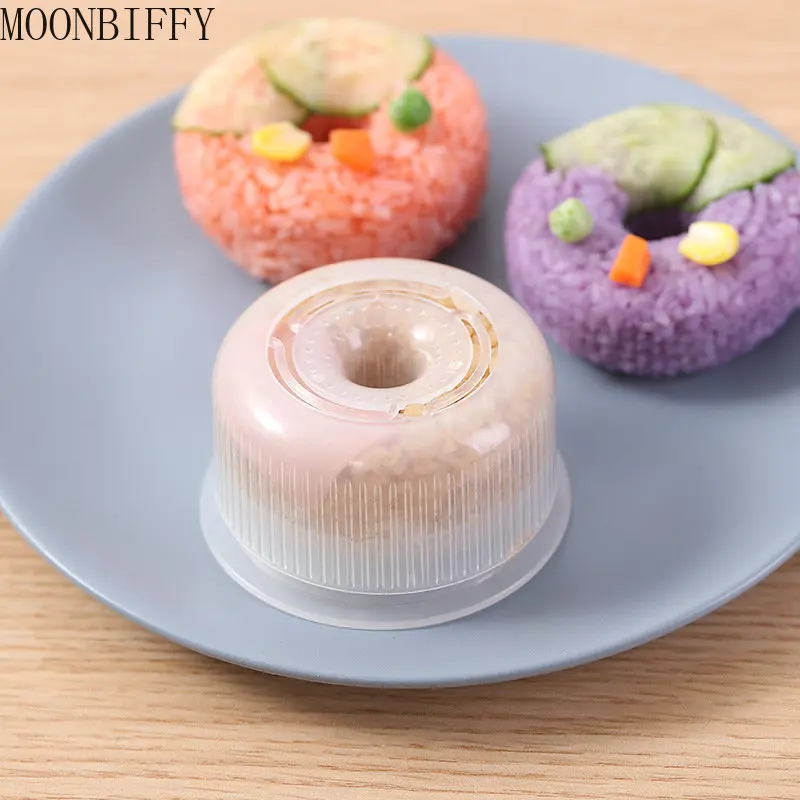 

Donut Round Rice Ball Mold Non-Stick Sushi Maker DIY Easy Rice Ball Press Mold Children's Kids Bento Set Kitchen Accessori