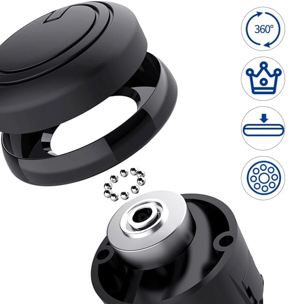 

Steering Wheel Booster Spinner Knob 360 Degree Rotation Bearing Power Handle Ball Shaped Auto Parts for Cars Trucks SUVs