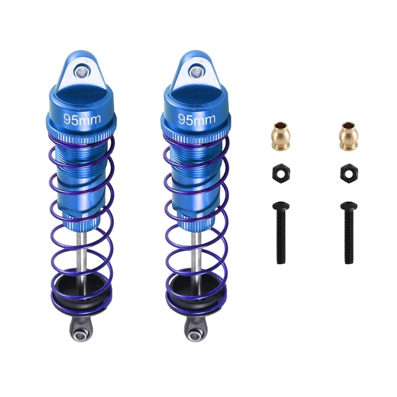 

Oil Adjustable 95Mm Metal Shock Absorber Damper Replacement For 1/10 RC Buggy Truck Short Course Rally Car Montser Truck Parts,2