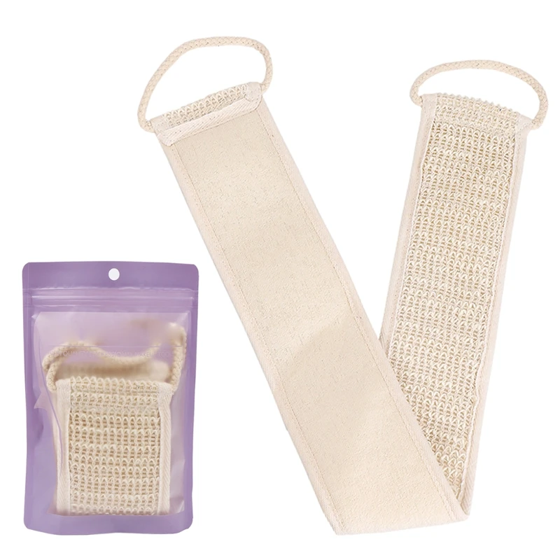 

Cotton Linen Brushes Bath Towels Rubbing Exfoliating Back Mud Peeling Body Massage Shower Flexible Scrubber Skin Clean