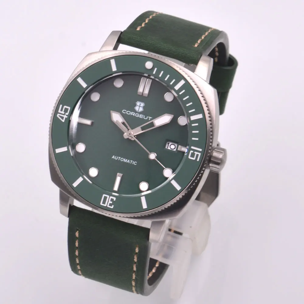 Часы Corgeut 42 мм водонепроницаемое сапфировое стекло 100 м NH35 автоматический