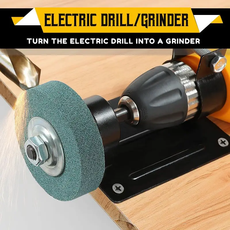 

Electric Drill Grinding Wheel Metal Polish Grinding Head Grindstone Polishing Hand Electric Drill Grinder Conversion Head
